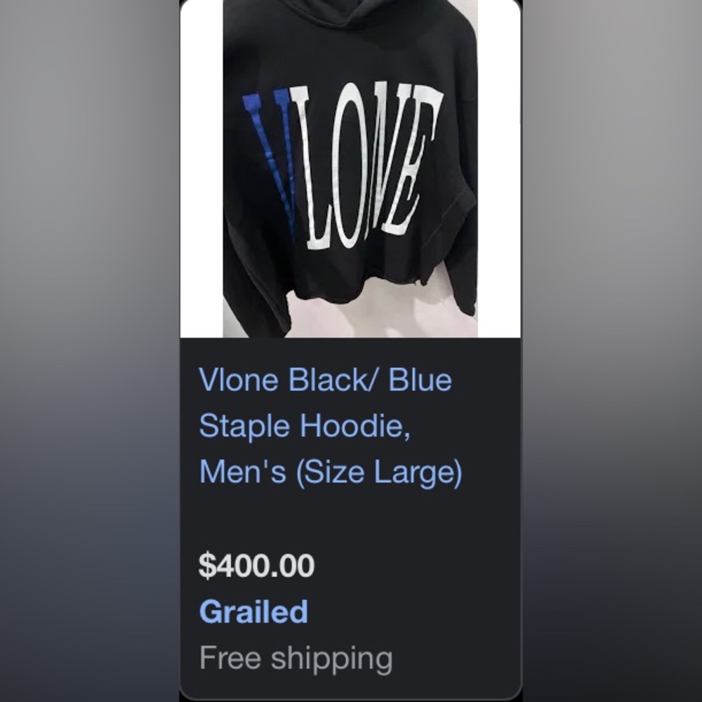 Vlone - Medium - Black Blue White Red